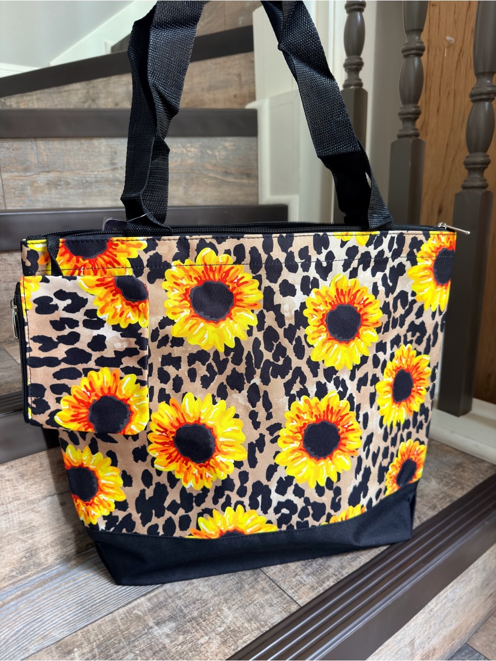 NWT NGIL Sunflower CANVAS TOTE BAG